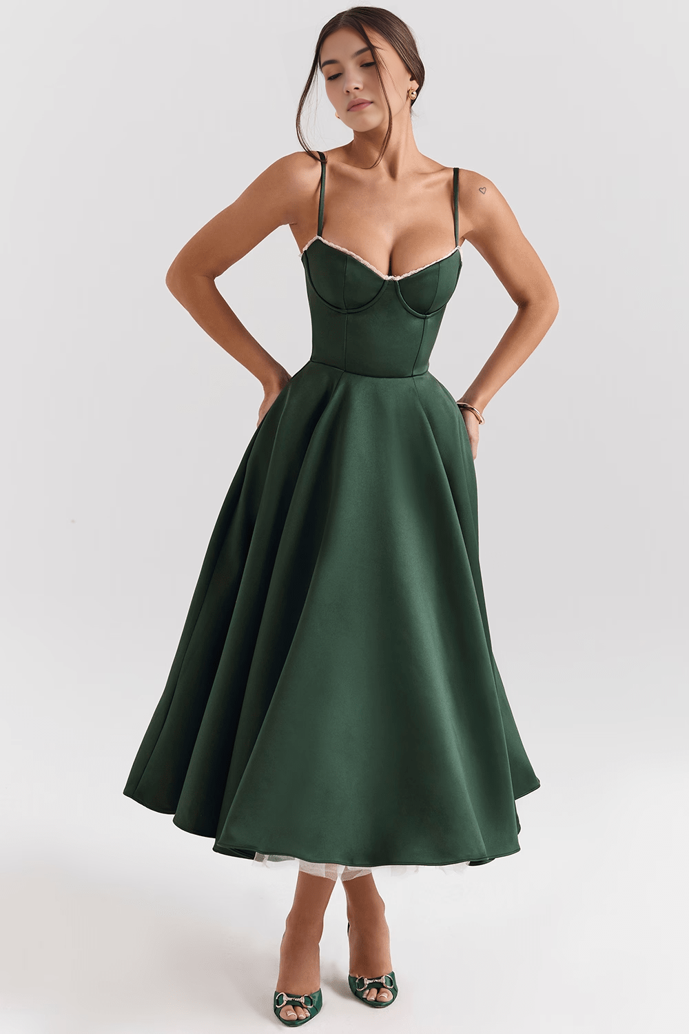 Vestido Midi Ágata - Dupla Camada