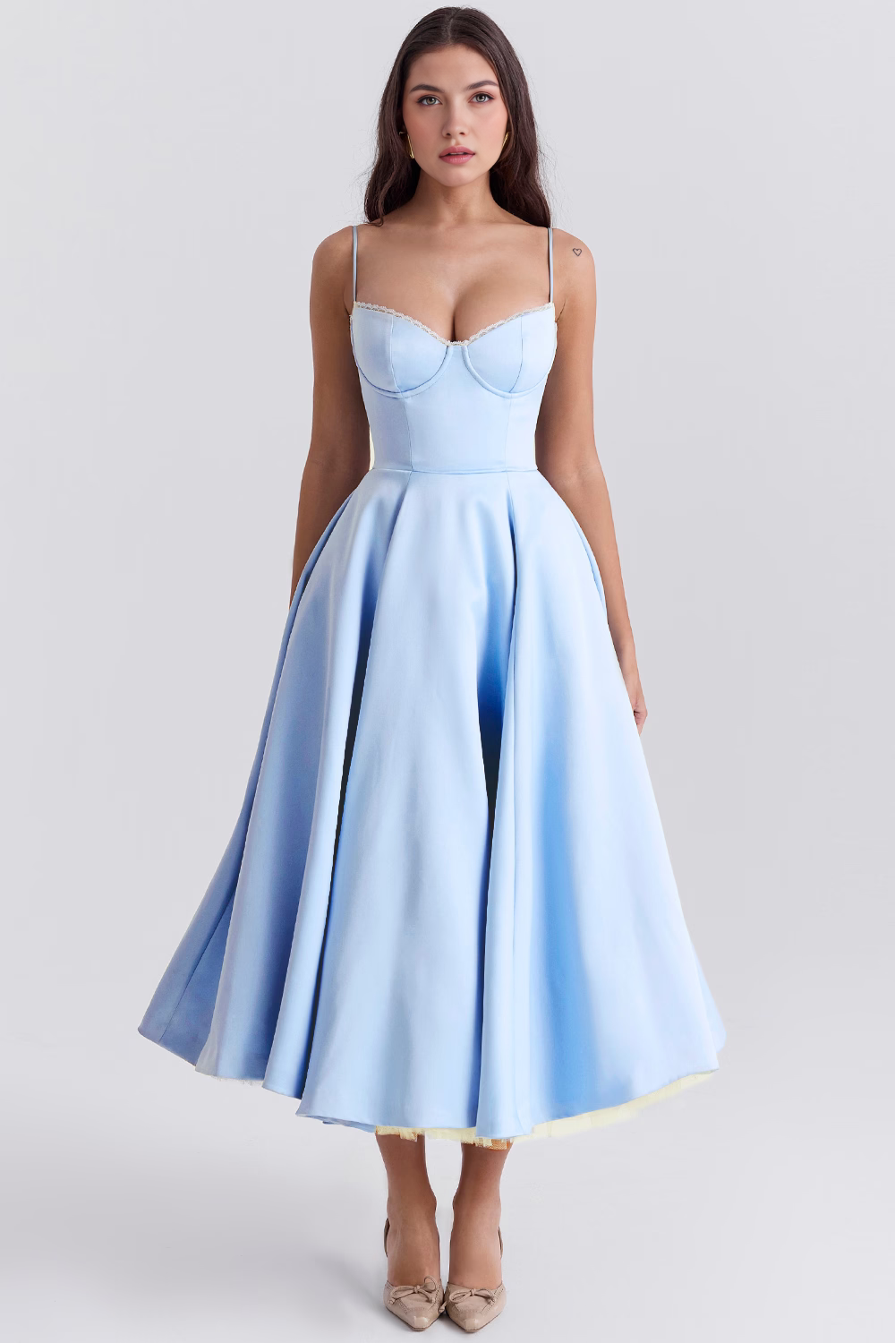 Vestido Midi Ágata - Dupla Camada