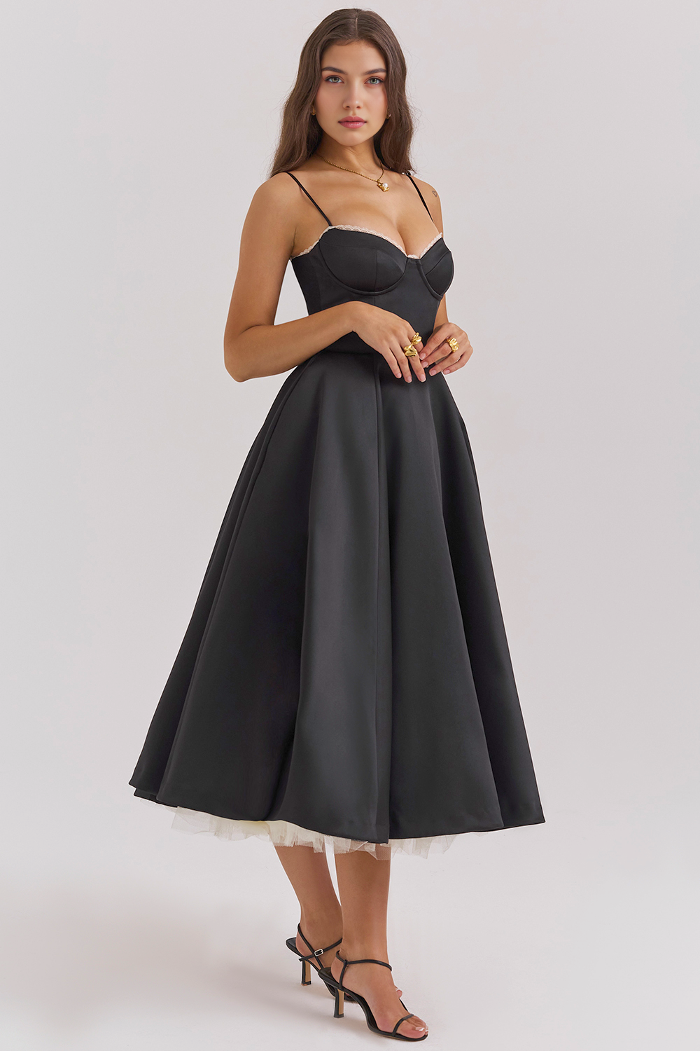 Vestido Midi Ágata - Dupla Camada