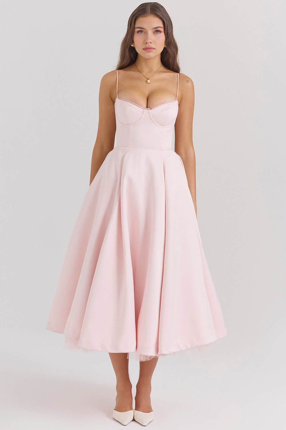 Vestido Midi Ágata - Dupla Camada