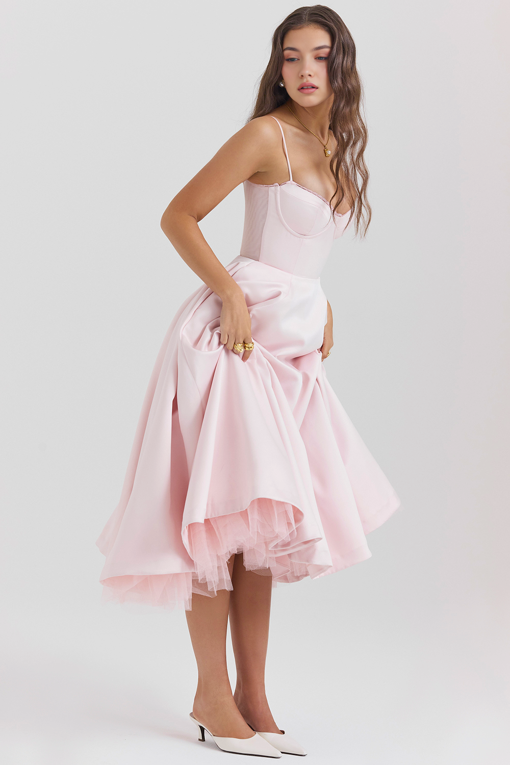 Vestido Midi Ágata - Dupla Camada