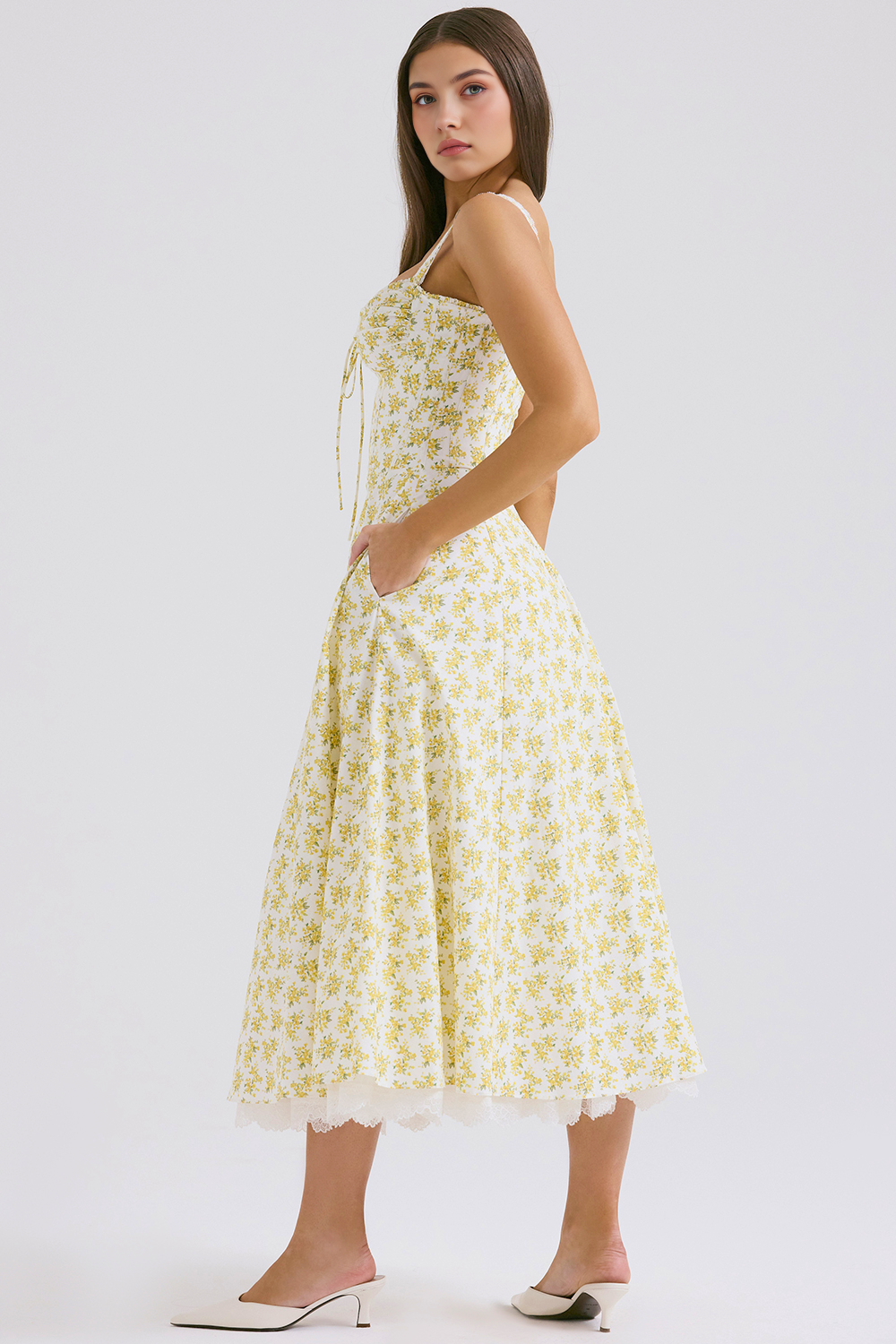 Vestido Bustier Renda Kaia