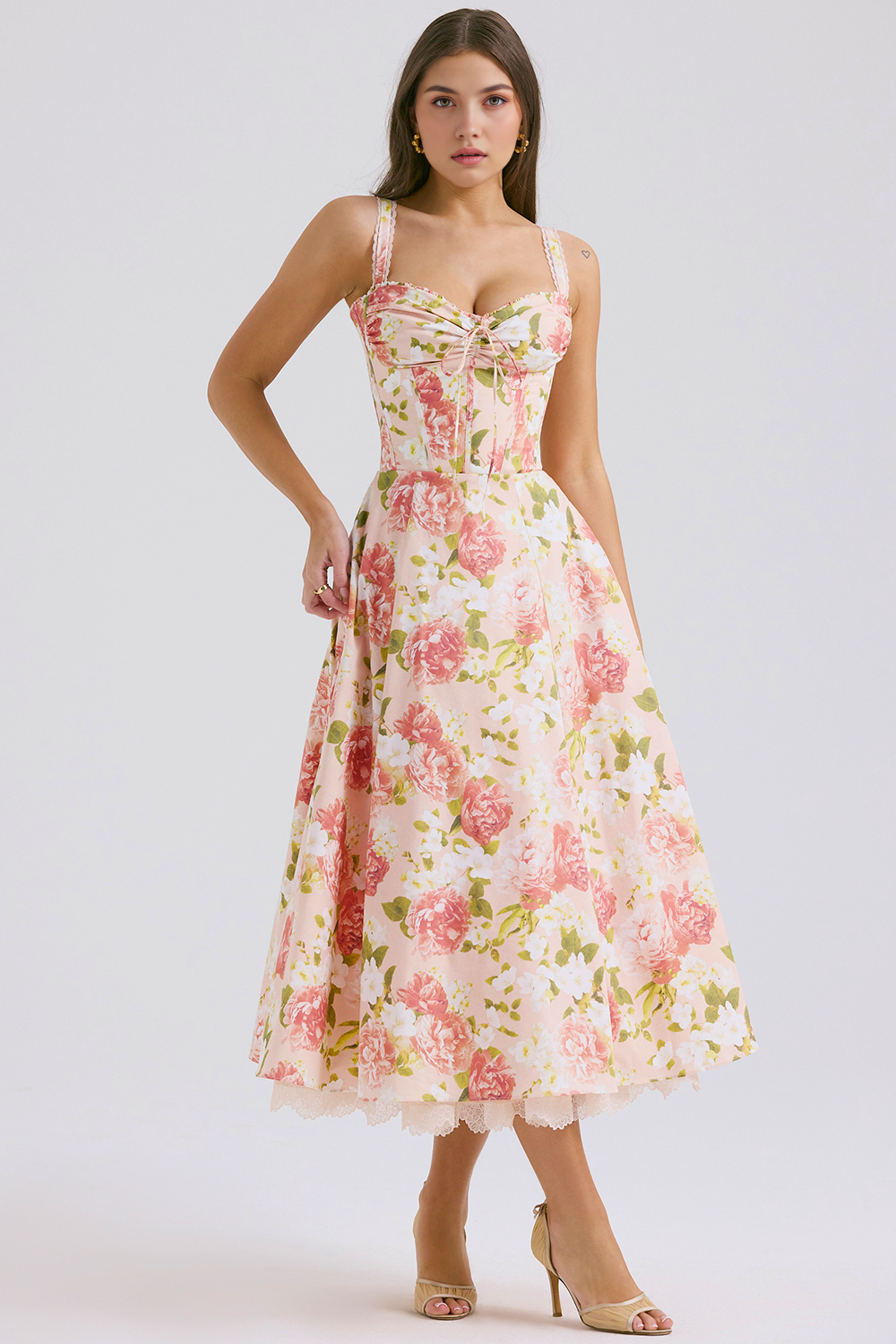 Vestido Bustier Renda Kaia