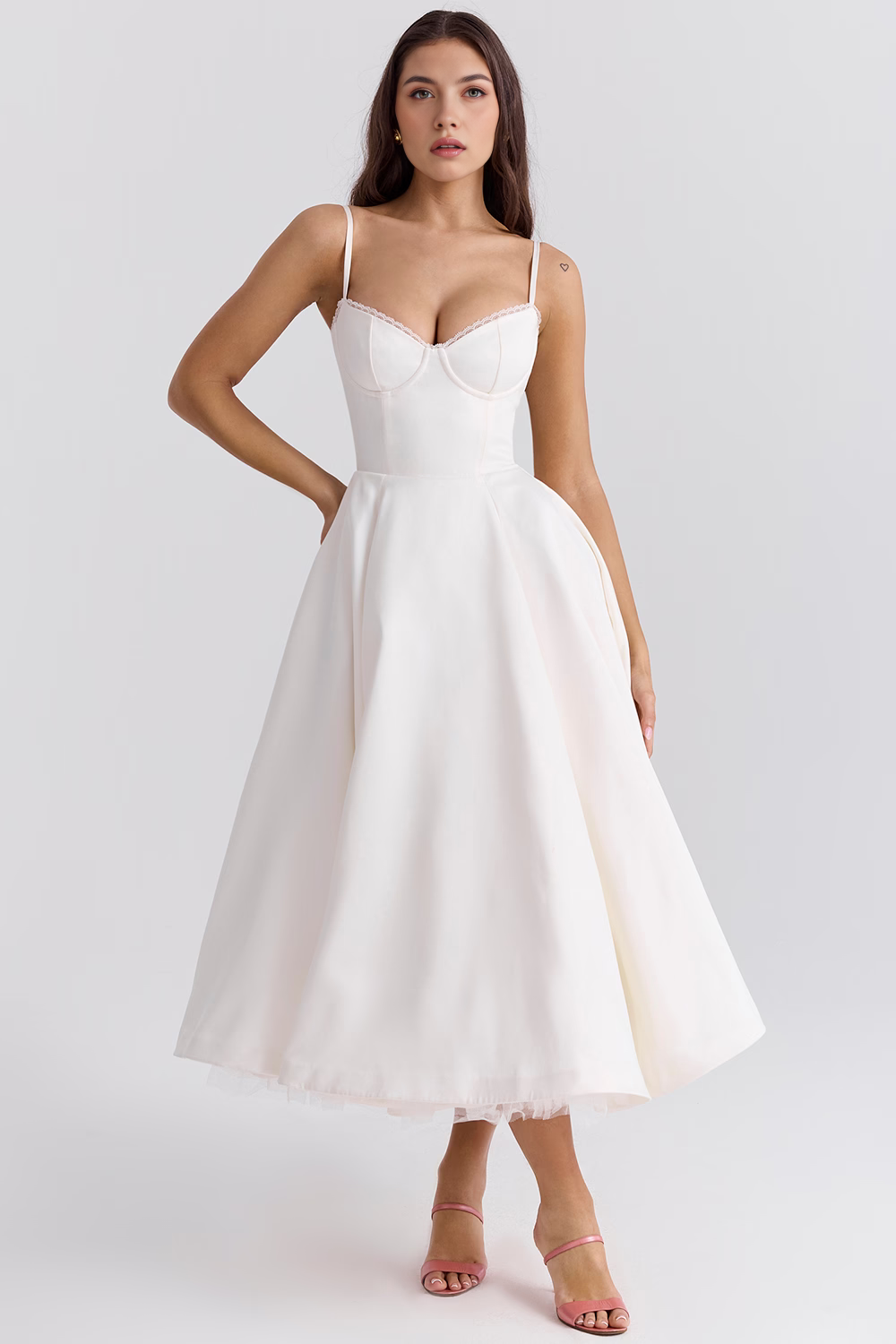 Vestido Midi Ágata - Dupla Camada