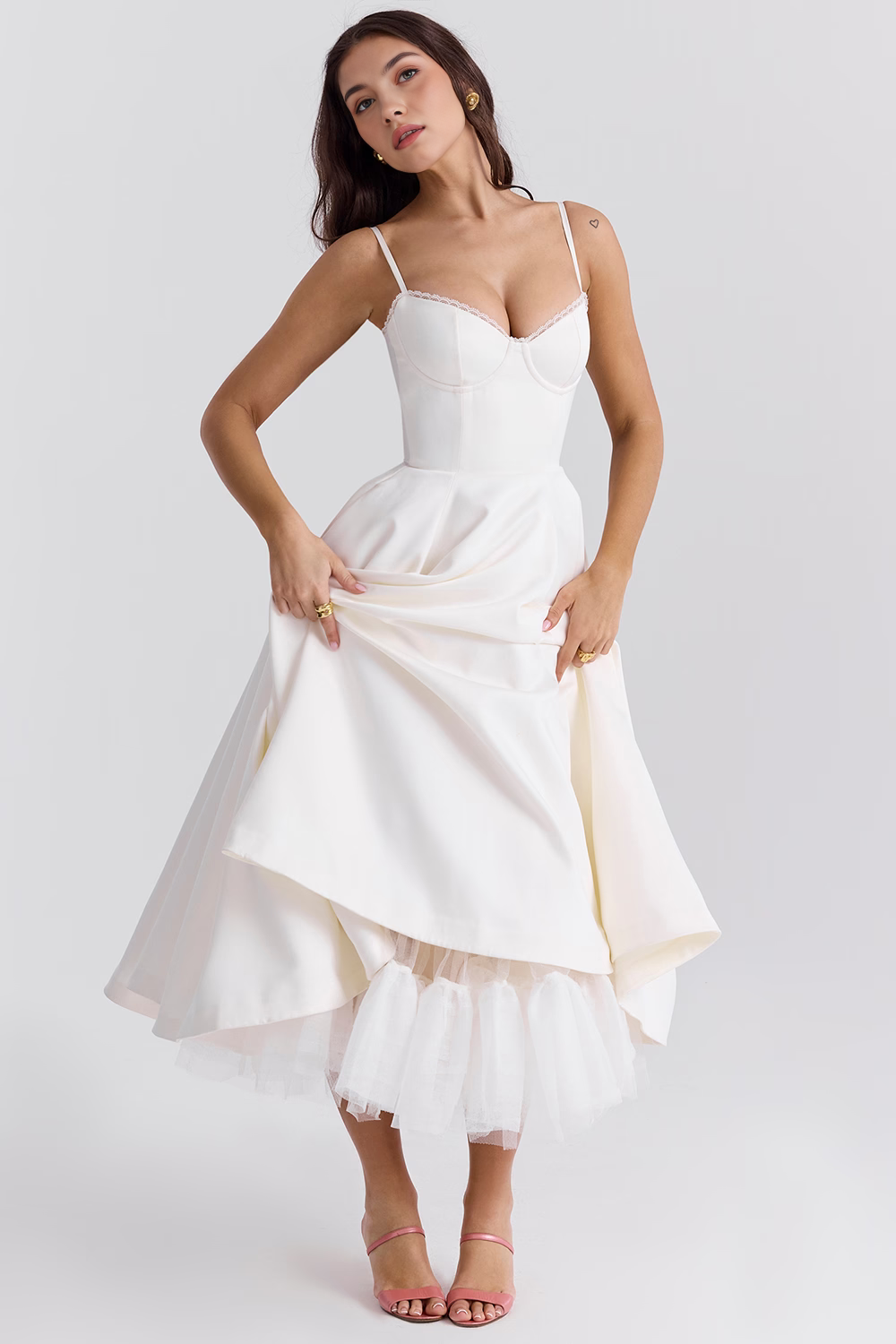 Vestido Midi Ágata - Dupla Camada