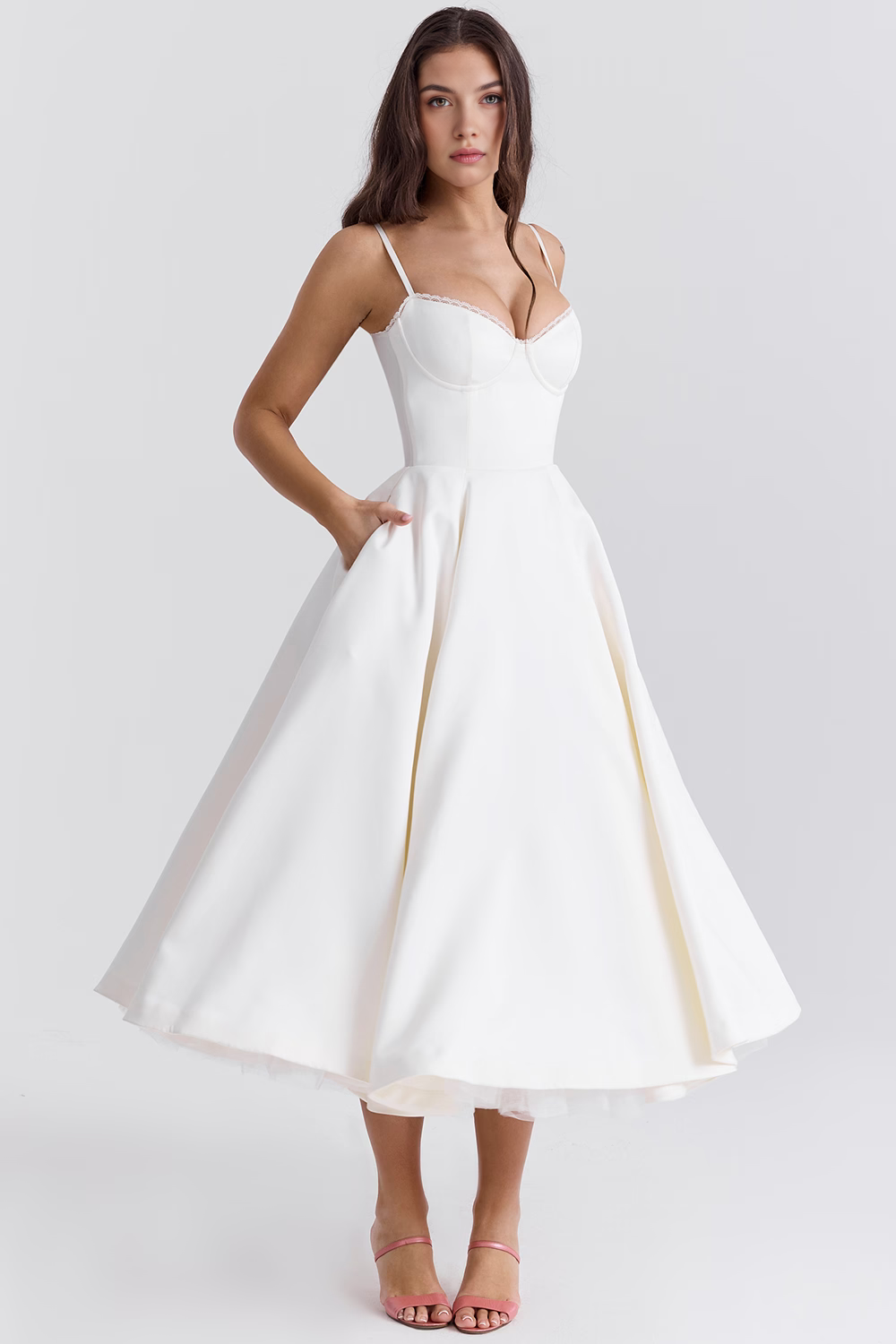 Vestido Midi Ágata - Dupla Camada