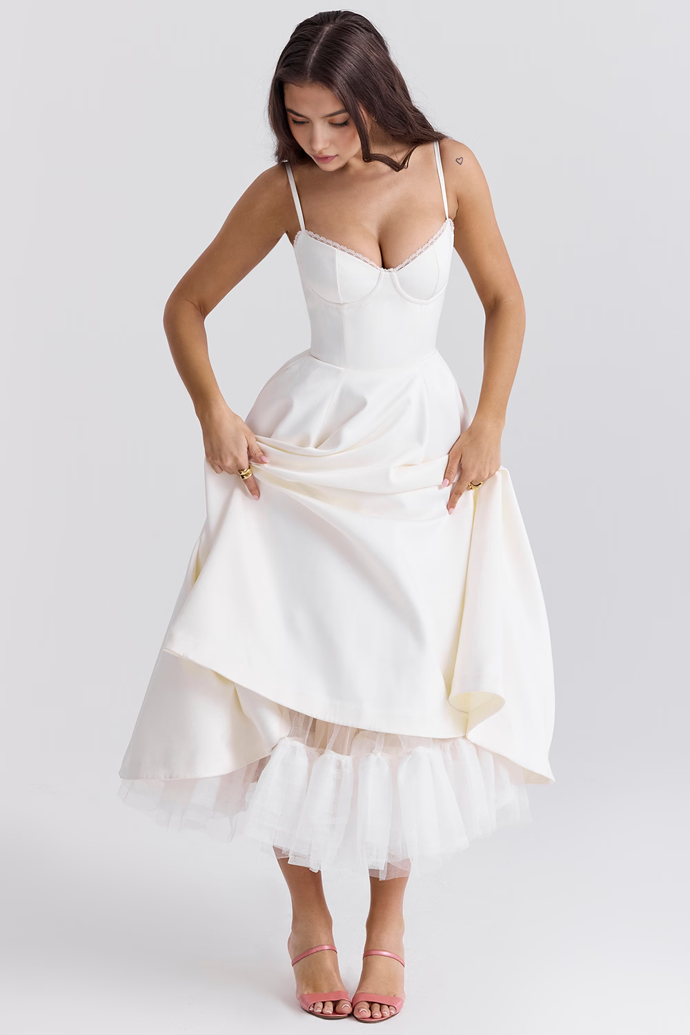 Vestido Midi Ágata - Dupla Camada