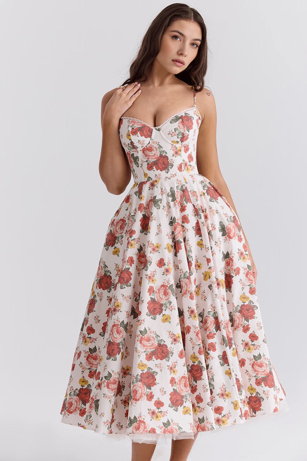 Vestido Midi Ágata - Dupla Camada