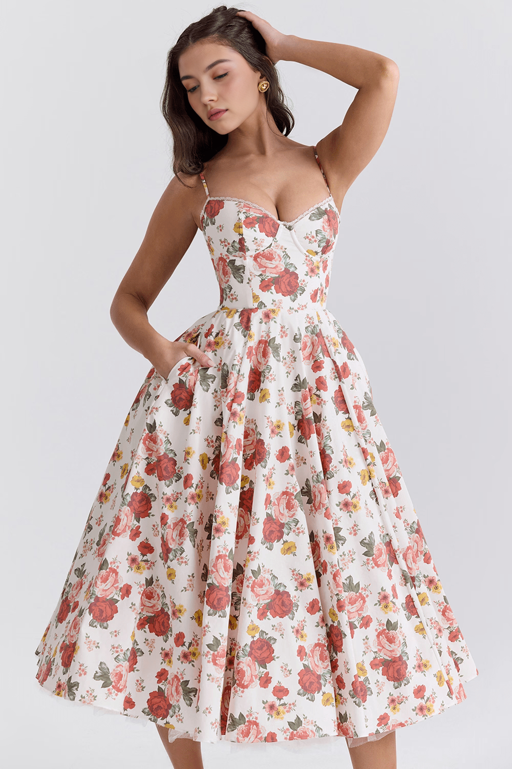 Vestido Midi Ágata - Dupla Camada