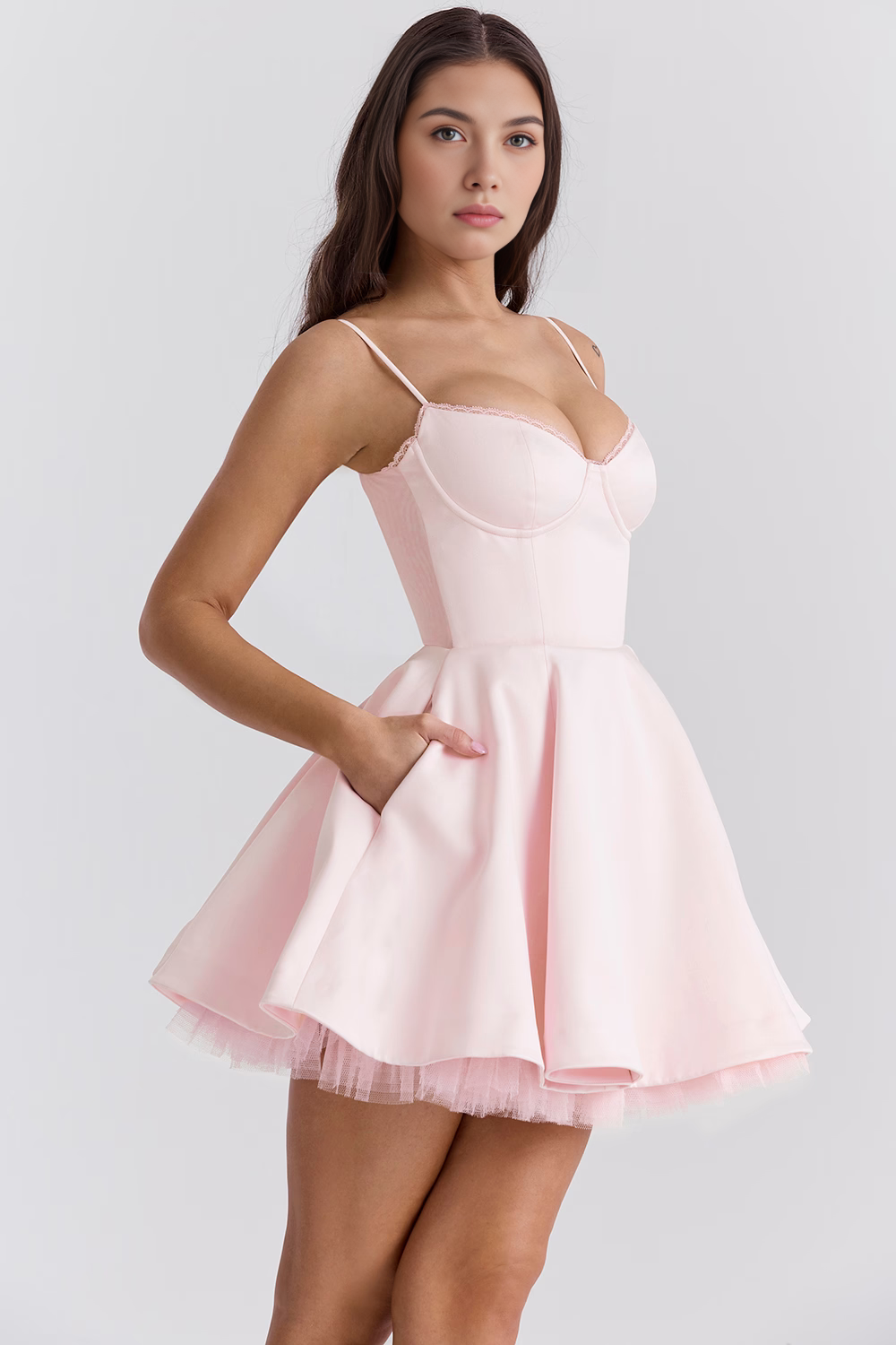 Vestido Curto Ágata - Dupla Camada