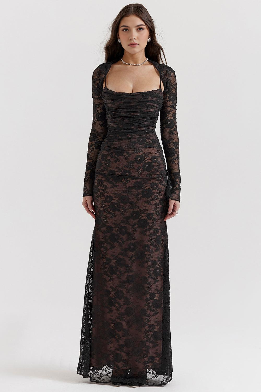 Vestido Bustier Longo Loriel