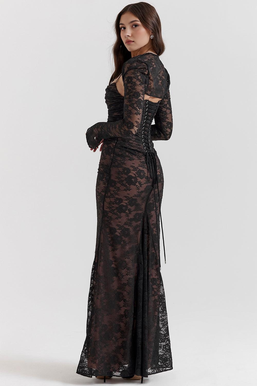 Vestido Bustier Longo Loriel