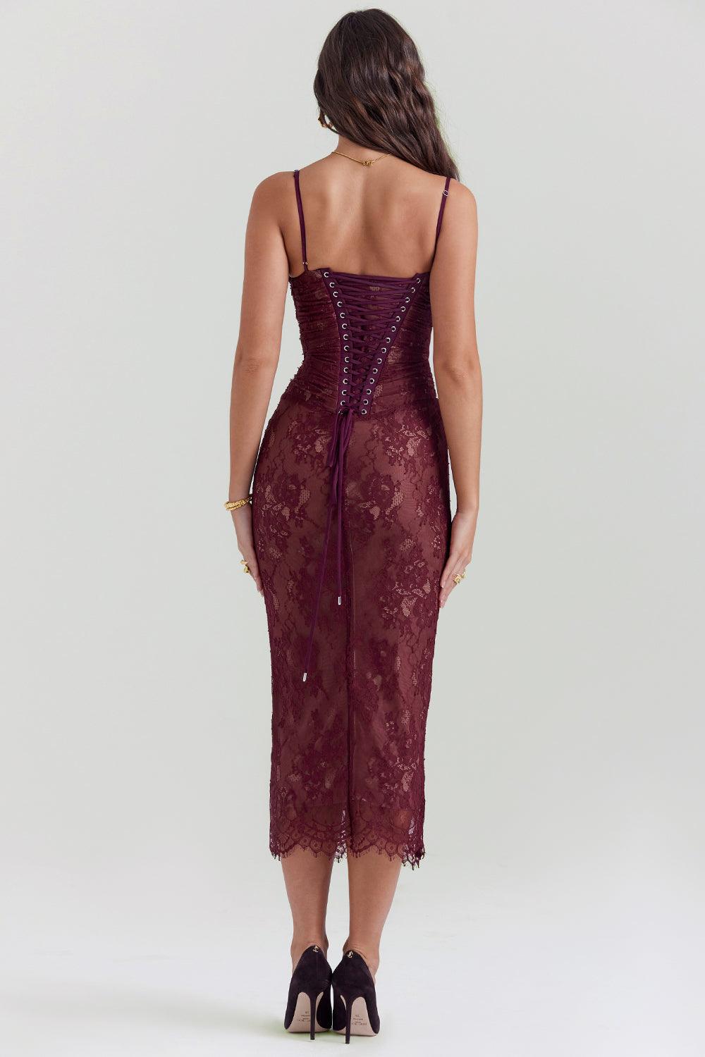 Vestido Bustier Renda Nossara