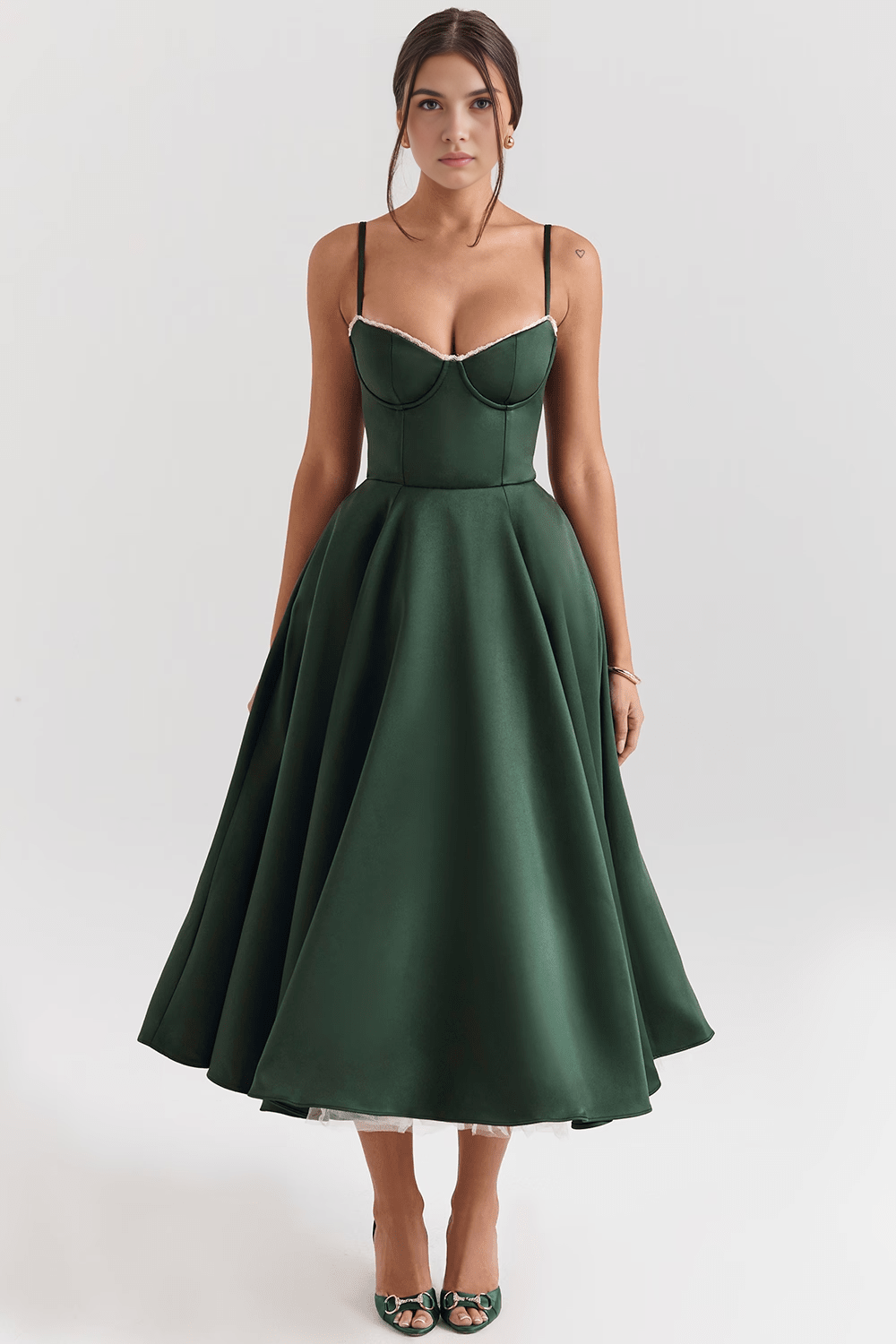 Vestido Midi Ágata - Dupla Camada