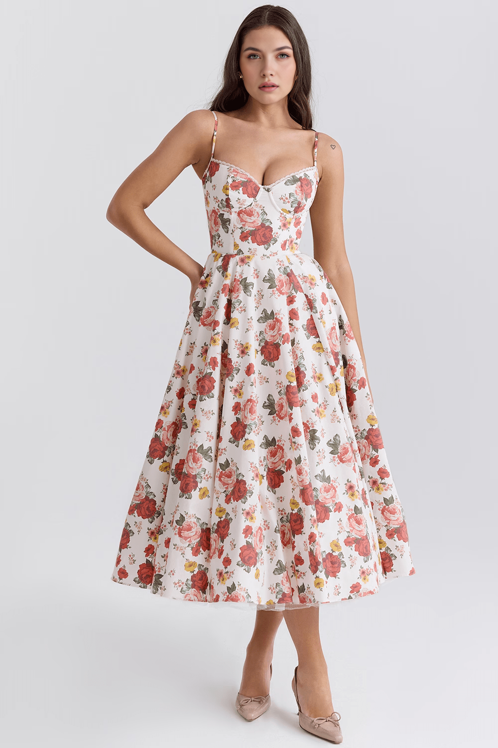 Vestido Midi Ágata - Dupla Camada