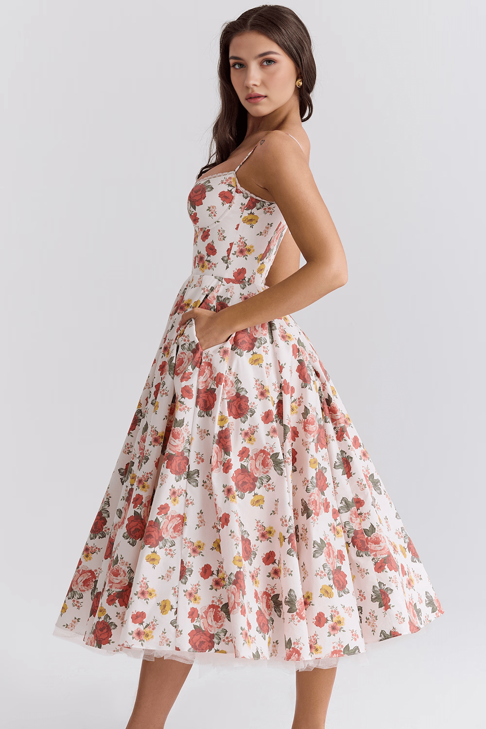 Vestido Midi Ágata - Dupla Camada